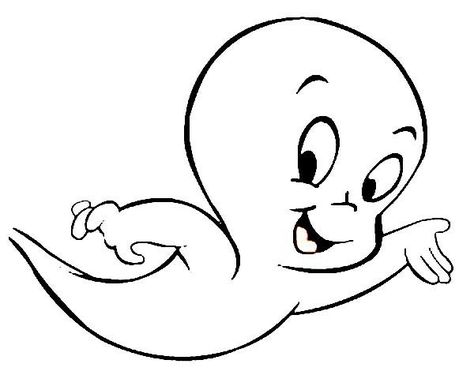 Casper Tattoo, Easy Dragon Drawings, Easy Disney Drawings, Drawing Cartoon Faces, Cartoon Character Tattoos, Easy Cartoon Drawings, Color Drawing Art, Black And White Cartoon, Anime Drawing Books