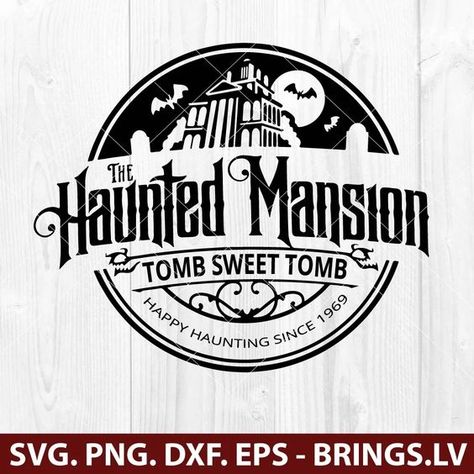 The Haunted Mansion SVG | Tomb Sweet Tomb SVG Halloween fonts #halloweenfonts fonts #fonts font #font 7.456 Haunted Mansion Shirt Ideas, Haunted Mansion Stencil, Haunted Mansion Wallpaper Stencil, Haunted Mansion Tumbler, Haunted Mansion Shirt Svg, Haunted Mansion Tshirt, Haunted Mansion Printables, Disney Svg Free Files, Haunted Mansion Sign