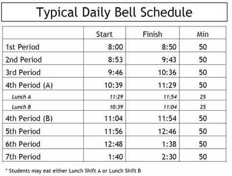 high school schedules 7 period days | class periods highly regulated time and a 180 day calendar High School Timetable, High School Class Schedule, Rp Tips, Period Schedule, Middle School Schedule, Bloxburg School, High School Schedule, Class Schedule Template, Teacher Planner Templates