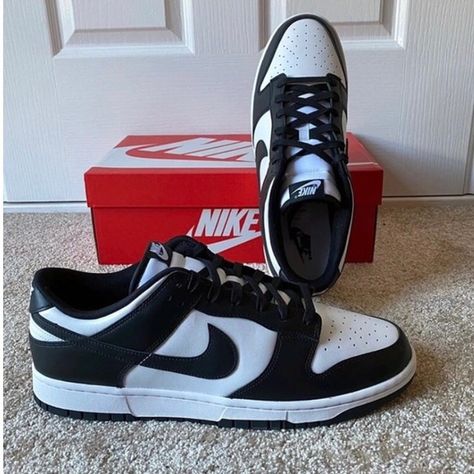 Nike Dunk Low Retro White Black Panda Women’s size 8 Nike Dunk Low, Dunk Low, Nike Dunk, Y2k Fashion, Nike Dunks, Nike Shoes, Spiderman, White Black, White And Black