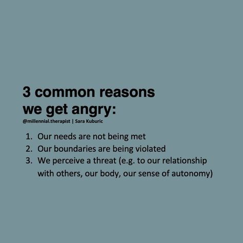 Sara Kuburic on Instagram: "Anger is not a “bad” emotion — it serves a purpose, it communicates. What is your relationship with anger? #anger #feelings #mindset #heal #millennialtherapist #growth" What Is My Anger Telling Me, What Is Anger Telling Me, Anger Aesthetics Photo, Misdirected Anger, Displaced Anger, What Is Anger, Quotes About Anger, Novel Writing Prompts, Helpful Thoughts