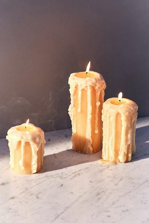 Cute dropping wax candles. They would be perfect for a Halloween mantle or table decoration!  #halloweendecorations #halloween #commissionlink Wax Room, Aroma Candle, Candle Aesthetic, Halloween Illustration, Halloween Candles, Melting Candles, Wax Candles, Soy Wax Melts, Beeswax Candles