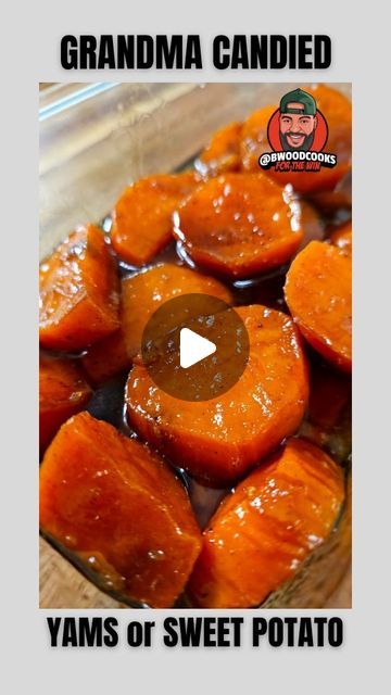 @bwoodcooks on Instagram: "Grandma says it's not real candied yams or sweet potatoes unless you make them on the stove. And when Grandma speaks, you don't argue. So here we go: stovetop candied yams for the win!  Ingredients: - 2 large sweet potatoes - 1/2 cup brown sugar - 1/2 cup white sugar - 1/2 stick of butter - Zest from half an orange + 1 tablespoon orange juice - 1 tablespoon vanilla extract - 1 tablespoon cinnamon - 1/2 teaspoon salt - 1 tablespoon water - Pinch of nutmeg  Instructions: 1. **Prep the Potatoes**: Peel and cut your sweet potatoes into even pieces to ensure they cook evenly.  2. **Layer and Season**: In a medium-sized pot over medium heat, add the water and orange juice. Layer half of the sweet potatoes in the pot, then sprinkle with half of the brown and white sugar Make Ahead Candied Yams, Candied Yams In Oven, Yams Recipe Candied, Can Yams Recipe, Sweet Potato Appetizers, Kid Friendly Side Dishes, Southern Candied Yams, Candied Sweet Potato Recipes, Candied Yams Recipe