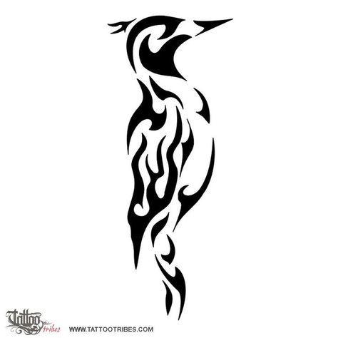 Small Woodpecker Tattoo, Woodpecker Tattoo Design, Native American Woodpecker, Mor Tattoo, Woodpecker Tattoo, Kids Name Tattoo Ideas, Bird Skull Tattoo, White Bird Tattoos, Woodpecker Art