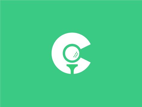 C Golf by Sumesh | Logo Designer on Dribbble Golf Logo Inspiration, Golf Graphic Design, Golf Logo Design, Golf Club Logo, City Golf, News Logo, Golf Diy, Golf Logo, Golf Design