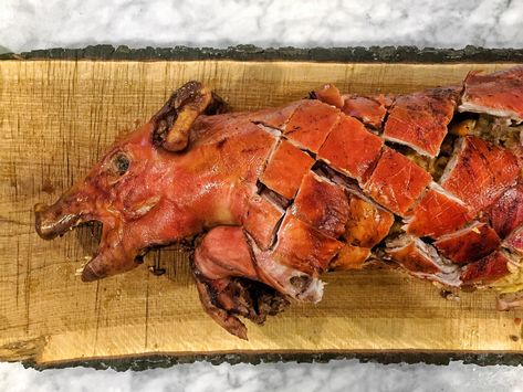 Roasted Pig Whole Wedding, Roasted Pig, Spit Roast, Pig Roast, Food Images, The Hub, Wedding Food, Amazing Food, Night In