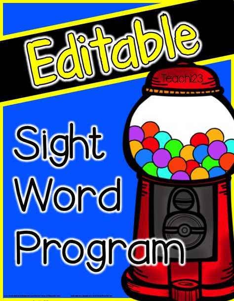 Listening Lessons, Morning Messages, Fluency Lessons, and more ideas for primary teachers. Bubble Gum Sight Words, Word Program, Tips For Teachers, Teaching Elementary School, Teaching Degree, Teaching Sight Words, Nonsense Words, Red Words, Sight Word Practice