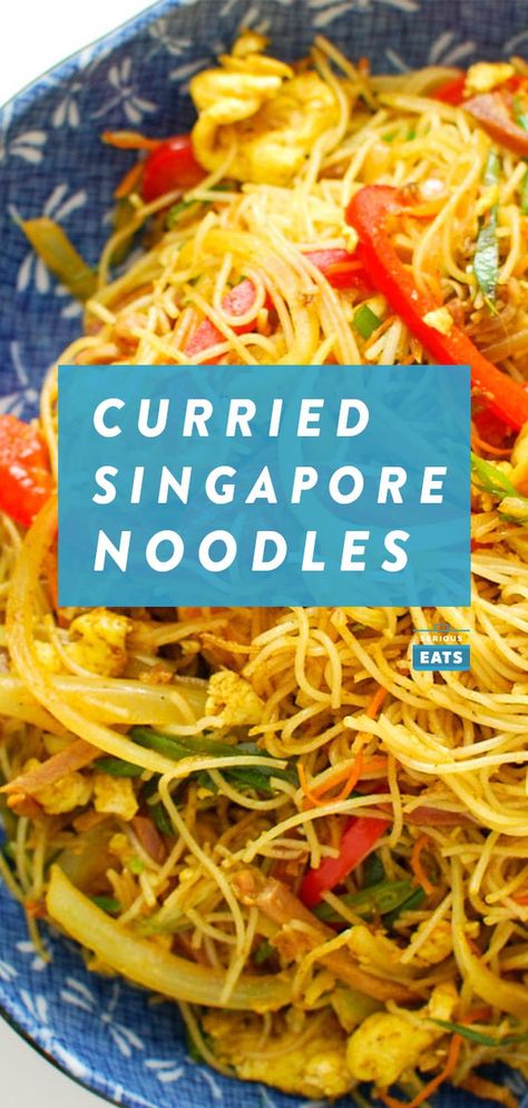 Singapore Noodle, Singapore Rice, Singapore Rice Noodles, Singapore Noodles Recipe, Rice Noodles Recipe, Rice Noodle Recipes, Singapore Noodles, Asian Noodle Recipes, Curry Noodles