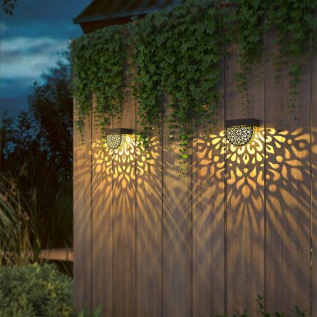 EKQ Black Low Voltage Solar Powered Integrated LED Deck Light | Wayfair Backyard Pathway, Courtyard Terrace, Solar Step Lights, Solar Fence Lights, Solar Deck Lights, Solar Lantern, Outdoor Lantern, Solar Wall Lights, Deck Lights