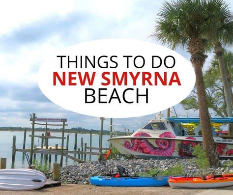 New Symerna Beach Florida, Fun Things To Do In Florida, Daytona Florida, Smyrna Beach Florida, New Smyrna Beach Florida, Places To Vacation, Daytona Beach Bike Week, Florida Springs, Things To Do In Florida