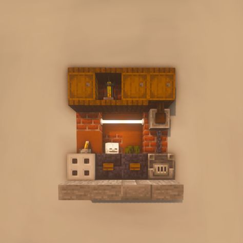 Minecraft Smelting Room Ideas, Minecraft Building Designs, Mc House, Minecraft Steampunk, Aesthetic Youtube, Brewery Design, Minecraft Interior, Minecraft Interior Design, Bangunan Minecraft