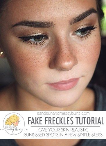 Fake freckles tutorial will teach you how to get a sunkissed look in a few easy… Wedding Makeup With Freckles, Wedding Makeup For Freckled Skin, Wedding Makeup Freckles, Freckles Tutorial, Fake Freckles Tutorial, Faux Freckles Makeup, Natural Freckles, Tattooed Freckles, Amazing Wedding Makeup