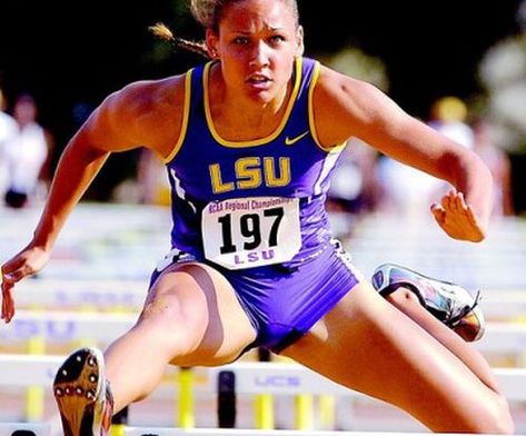 Character Humor, Track Athletes, Lolo Jones, Indoor Track, Ncaa Championship, Geaux Tigers, Rio Olympics 2016, Louisiana State, Fitness Advice