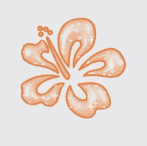 Gyaru Symbols, Hawaiian Icons Aesthetic, Tropical Core App Icons, Tropical Gyaru Phone Theme, Tropical Gyaru Pfp, Hawaiian Flower Widget, Snap Stickers, Photo Widget, Orange Hibiscus