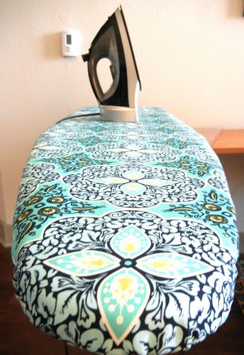 Ironing Board Cover Tutorial | Sweet Verbena Diy Ironing Board, Ironing Board Cover, Ironing Board Covers, Ironing Board, Sewing Rooms, Learn To Sew, Diy Projects To Try, Sewing Room, Sewing Techniques