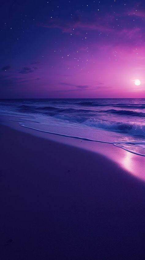 Dark purple aesthetic wallpaper beach outdoors horizon. AI generated Image by rawpixel. | free image by rawpixel.com / Boom Galaxy Aesthetic Purple, Purple Vibe Aesthetic Wallpaper, Sunset Purple Aesthetic, Purple Summer Aesthetic, Purple Sunset Wallpaper, Purple Vibes Aesthetic, Blue And Purple Sunset, Purple Wallpaper Backgrounds, Aesthetic Purple Wallpaper Iphone