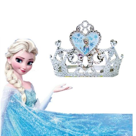 Elsa Crown, Film Frozen, Frozen Dress, Baby Costume, Frozen Elsa And Anna, Rhinestone Crown, Queen Elsa, Anna Frozen, Frozen Elsa