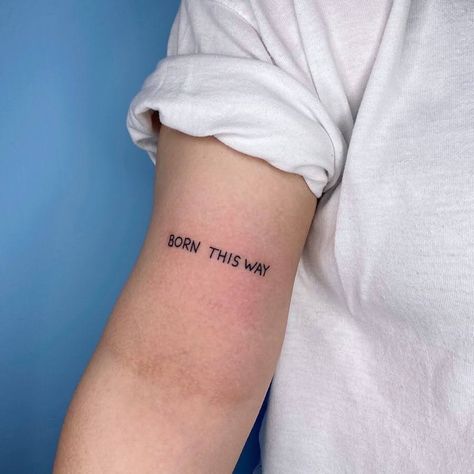 Control The Controllables Tattoo, Pride Month Tattoos, Rock Band Tattoo Ideas, Born This Way Tattoo, Aesthic Tattoo, Subtle Gay Tattoo, Lgbtq Tattoos Ideas, Lgbt Tattoo Ideas, Subtle Pride Tattoo