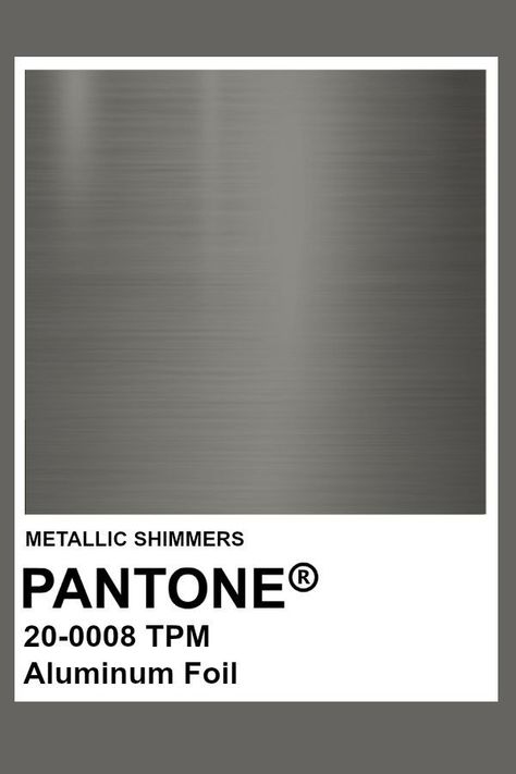 Aluminum Color Palette, Pantone Metallic Shimmers, Metallic Pantone, Desert Twilight, Aluminum Foil Art, Pantone 2020, Logo Colors, Pantone Colour Palettes, Pantone Colors