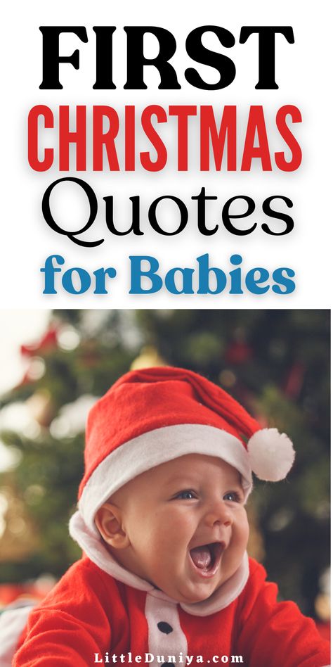 100 Quotes For Baby’s First Christmas Dear Santa Quotes, Christmas Lights Quotes, Quotes For Baby, Christmas Gift Quotes, Santa Quotes, Christmas Tree Quotes, New Baby Quotes, New Baby Pictures, Christmas Baby Pictures