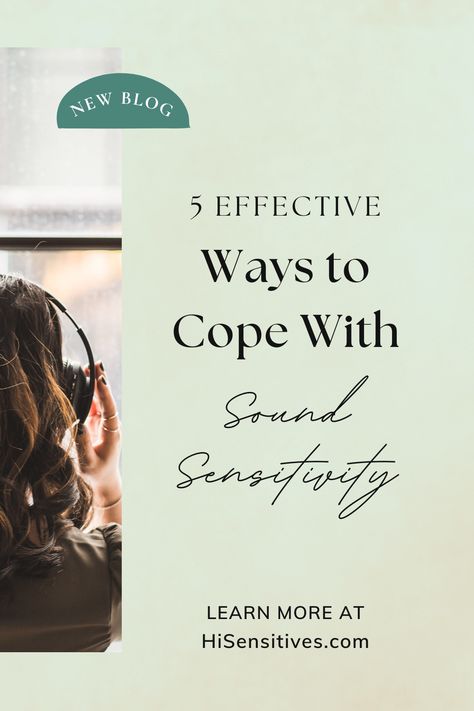 Are you highly sensitive toward sounds and are you looking for ways to deal with sound sensitivity? Discover 5 effective ways to deal with this challenge in this article. - sound sensitivity, become less sensitive, less sensitivity for sound, sound sensitive tips, tips for highly sensitive people, surviving strategies for highly sensitive people, how to thrive as an hsp Sound Sensitivity, Noise Sensitivity, Highly Sensitive Child, Sensitive Person, Highly Sensitive People, Highly Sensitive Person, Sensitive People, Improve Mental Health, Highly Sensitive