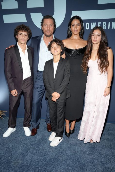 Matthew McConaughey and Camila Alves' 3 kids make rare red carpet appearance Matthew Mcconaughey Camila Alves, Matthew Mcconaughey And Camila Alves, Matthew Mcconaughey Kids, Matthew Mcconaughey Family, Camila Mcconaughey, Jack Ingram, Jonathan Groff, Dream Relationship, Luke Combs