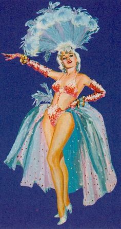 Vintage Las Vegas Showgirl, 60s Showgirl, Vegas Burlesque, Halloween Vegas, Flamingo Dancer, Pin Up Pictures, Showgirl Costume, Vegas Showgirl, Burlesque Show