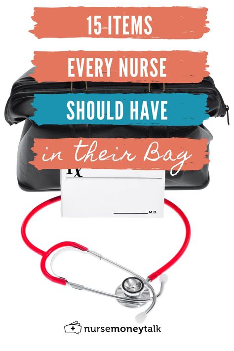 Nursing Student Bag Essentials, Nurse Work Bag Essentials, Whats In My Nursing School Bag, Nurse Must Haves, Nursing Students Bag, Nurse Bag For Work, Nurse Must Haves For Work, Travel Nurse Tips, What’s In My Nurse Work Bag