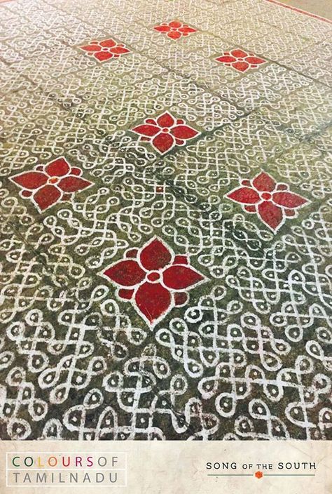 Lovely kolam designs from the streets of Tamil Nadu! Keep checking this space to see our inspiration story unfold!  #shalinijamesmantra #songofthesouth South Indian Motifs, Tamil Aesthetic, Tamil Art, Inspiration Story, Plate Painting, Song Of The South, House Shed, Kolam Designs, Tamil Nadu