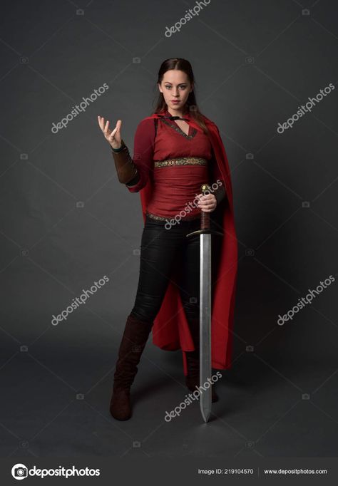 Holding Pose, Warrior Poses, Grey Studio, Artistic Portraits, Standing Pose, Warrior Outfit, Warrior Pose, Action Pose Reference, Action Pose