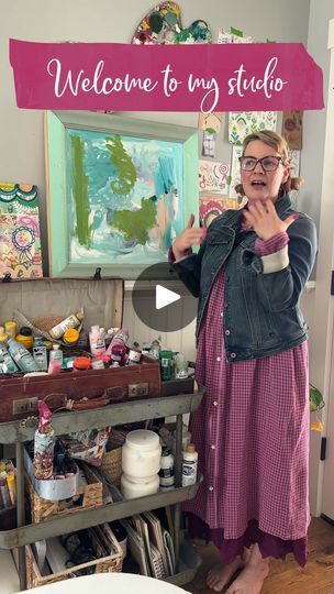 Hey friends! 

I thought I'd give you a quick tour of the little corner where I do most of my painting! It's a spare bedroom in my home, simple and just right.

Anything else you want to see or get a tour of? Let me know! I'm a little video happy lately! 

xo, Kelly Rae 

PS: Where do you create? I've had big studios, tiny house studios, dining room studios and everythign in between! 

#artstudio #decorateyourjoy #mixedmedia #mixedmediaart #kellyraeroberts | Kelly Rae Roberts Kelly Rae Roberts Art, Kelly Rae Roberts, Home Simple, Spare Bedroom, Home Studio, My Home, Art Studio, Let Me Know, Tiny House