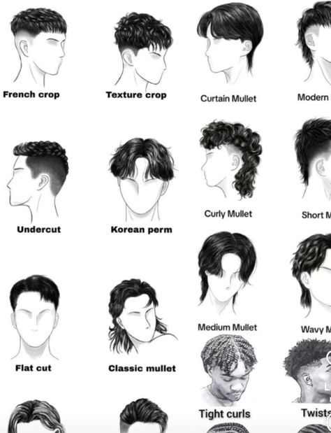 Types Of Male Haircuts, Different Types Of Mens Haircuts, Mens Hairstyles Chart, Types Of Men Haircut, Middle Part Male Haircut, Types Of Male Hairstyles, Different Hairstyles For Men, Attractive Haircuts For Men, Boy Haircut Names