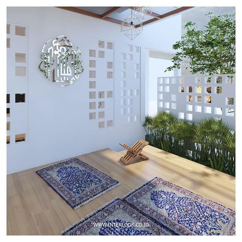 Muslim Prayer Room Ideas, Islamic Interior Design, Japandi House, Prayer Room Ideas, Clothes Organization Diy, Ceiling Design Modern, Prayer Room, House Architecture Design, Ceiling Design