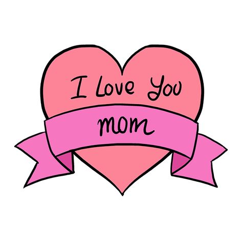 Cute Mothers Day Drawings Easy, Drawing Ideas For Mother's Day, Cute Drawings For Mom, Mom Drawing Easy, Easy Mother’s Day Drawing Ideas, Cute Mothers Day Drawings, Mothers Day Drawing Ideas, Mother’s Day Cute Drawing, Mother’s Day Drawing