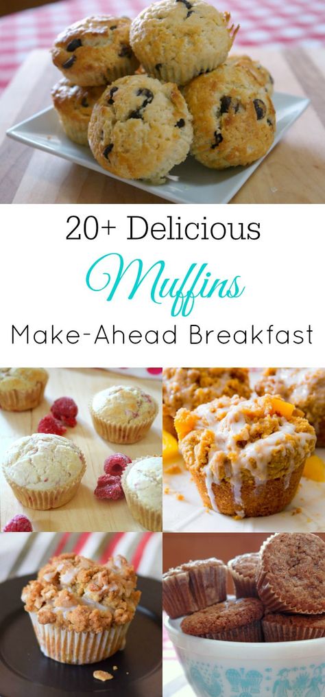 Delicious Muffin Recipes, Easy Muffin Recipes, Make Ahead Breakfasts, Kid Muffins, Brunch Muffins, Make Ahead Brunch, Easy Breakfast Options, Sweet Potato Muffins, Coffee Cake Muffins