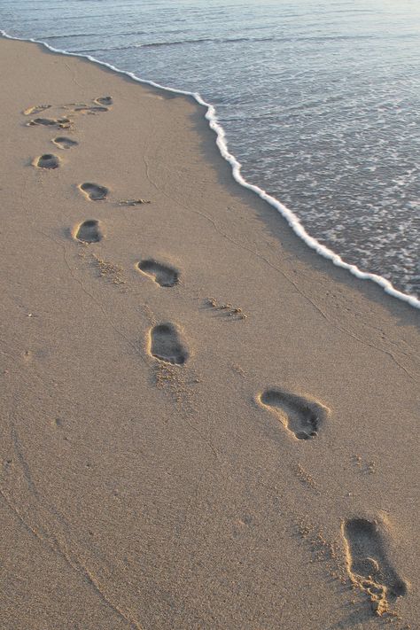 . Footsteps In Sand, Footsteps In The Sand, Summer Bulletin Boards, Footprints In The Sand, Photo Collage Template, Beauty Images, Summertime Fun, Aesthetic Photography Nature, Summer Dream