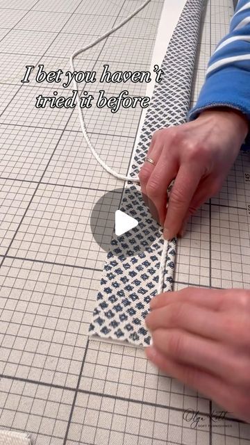 Olga Kott - Sewing Tips & Tutorials creator on Instagram: "I bet you haven’t tried it before. Double piping is widely used in upholstery and various decorative projects, adding a refined touch to finishes #diy #tips #projects #upholstery #reels #new" Double Piping, Diy Piping Sewing, How To Do Corners On Upholstery, How To Do Piping Sewing, How To Make Piping For Upholstery, Contrast Piping Upholstery, Simple Duvet Cover, Fabric Inspiration, Furniture Upholstery