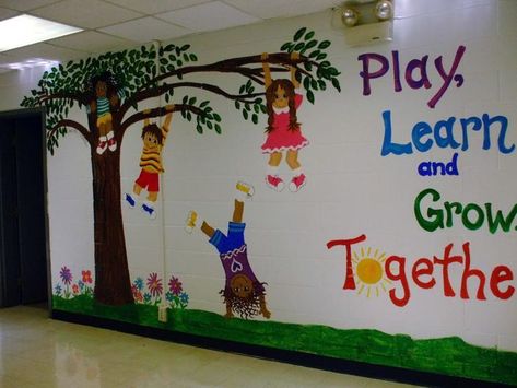 25+ best ideas about Classroom wall decor on Pinterest | My poster ... School Entrance Wall Decor Ideas, School Wall Design Classroom Decor, Preschool Entrance Decor, School Entrance Decoration Ideas, Classroom Entrance Decoration, Classroom Entrance Ideas, Kindergarten Mural Ideas, Preschool Entrance Ideas, Classroom Wall Decor Preschool