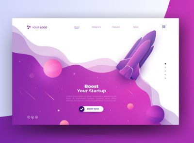 Desain Ux, Technology Template, Startup Design, Design Sites, Desain Editorial, Webdesign Inspiration, Web Layout Design, Minimal Web Design, Landing Pages