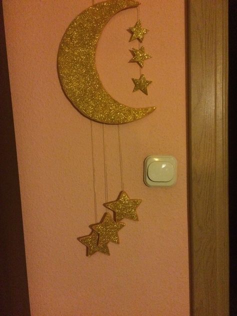 Ramzan Craft Ideas, Easy Ramadan Decorations, Ramzan Decoration Ideas, Ramadan Crafts Decorations, Eid Decoration Ideas, Diy Eid Decorations, Decoraciones Ramadan, Eid Card, Eid Mubarak Card