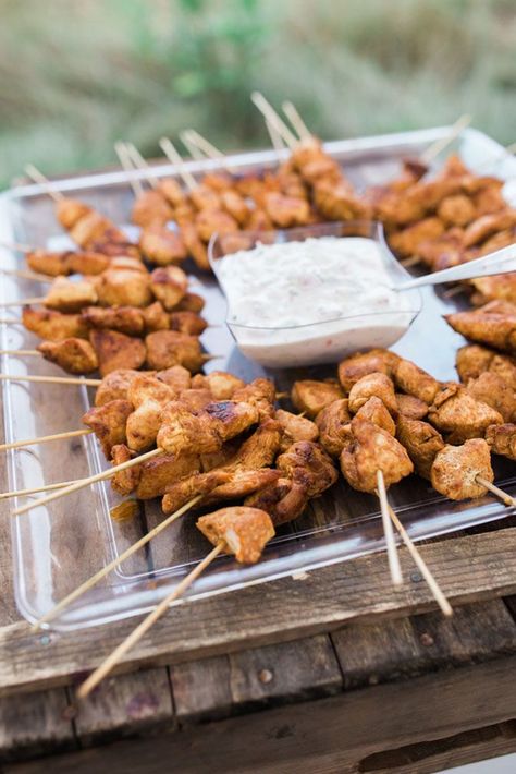 Wedding Reception Food Appetizers, Wedding Reception Appetizers, Reception Appetizers, Mint Yogurt Sauce, Cocktail Hour Food, Mint Yogurt, Cocktail Party Food, Wedding Appetizers, Moroccan Chicken