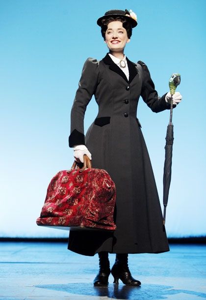 Mary Poppins Mary Poppins Broadway, Mary Poppins Musical, Mary Poppins Movie, Mary Poppins Costume, Broadway Costumes, Musical Theatre Broadway, Broadway Plays, Theatre Costumes, Style Coat