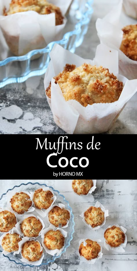 Unos muffins de sabor suave con un crumble arriba que queda crujiente y lleno de sabor! es una receta que tienes que probar. Desserts Japonais, Dessert Original, Postre Keto, Cupcakes Decorados, Coconut Recipes, Special Cake, Muffin Cups, Cupcake Muffins, Cup Cakes