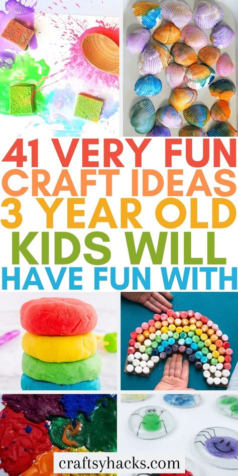 If you are looking for fun diy crafts to make with your kids this weekend look no further than these fun crafts for 3 year olds. These cute crafts for kids are perfect for your young to have fun creating. These will be nice kid activities for your little ones. Cute Crafts For Kids, Indoor Crafts, Messy Crafts, Rainy Day Crafts, Rainbow Crafts, Egg Crafts, Crafts For Boys, Camping Crafts, Fun Diy Crafts