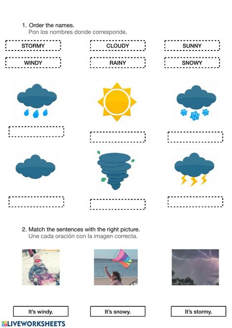 Senses Matching Worksheet, Solar System Song, Weather Tools, Weather Worksheets, Weather Vocabulary, Matching Worksheets, Means Of Communication, 5 Senses, Activity Books