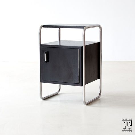 Tubular Furniture, Modern Retro Furniture, Bauhaus Furniture, Bedside Cabinets, Marcel Breuer, House Furniture Design, Retro Furniture, Gothic Decor, Steel Furniture