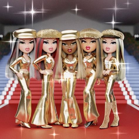 Bratz Rock Angelz, The Bratz, Bratz Doll Outfits, Brat Doll, Bratz Girls, Friend Cartoon, The Met Gala, Drawings Of Friends, Cartoon World