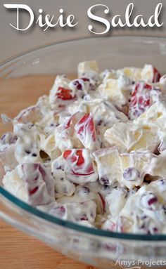 Pomegranate Recipes Drinks, Ambrosia Salad Recipe, Kroger Recipes, Easy Fruit Salad Recipes, Pomegranate Recipes, Apple Salad Recipes, Fruit Salad Easy, Ambrosia Salad, Apple Salad