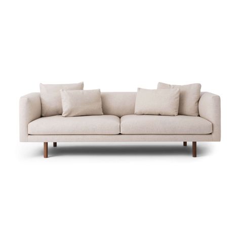 EQ3's Modern Leather and Modular Sofas | Customize yours | EQ3 Light Brown Leather Couch, Modern White Sofa, Mid Century Modern Couch, Sectional Configurations, Flexible Back, Brown Leather Couch, Scandinavian Sofas, Best Leather Sofa, Style Salon