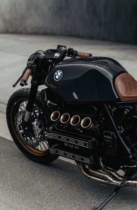 BMW CAFE RACER CUSTOM MOTORCYCLE SHOP DOWNTOWN Sepeda Motor Sport, Motorcycle Classic, Custom Bikes Cafe Racers, Motor Klasik, Мотоциклы Harley Davidson, Bike Bmw, Image Moto, Bmw K100, Мотоциклы Cafe Racers